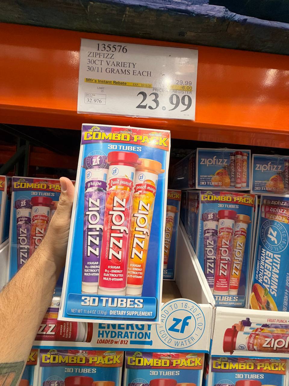 Costco - Zipfizz 30CT Variety