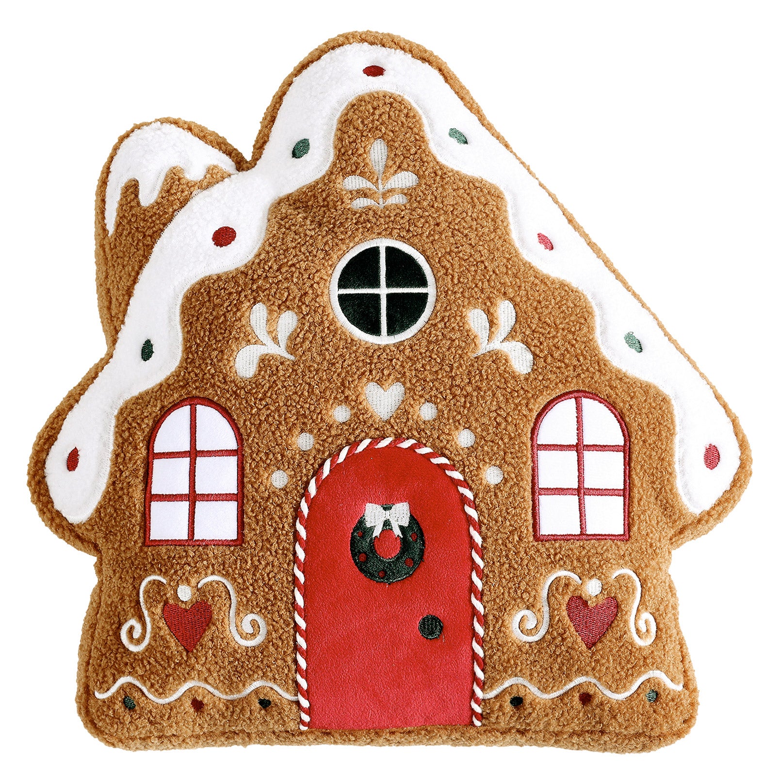 Costco  - Seasonal Holiday Decorative Pillow: Design Gingerbread House