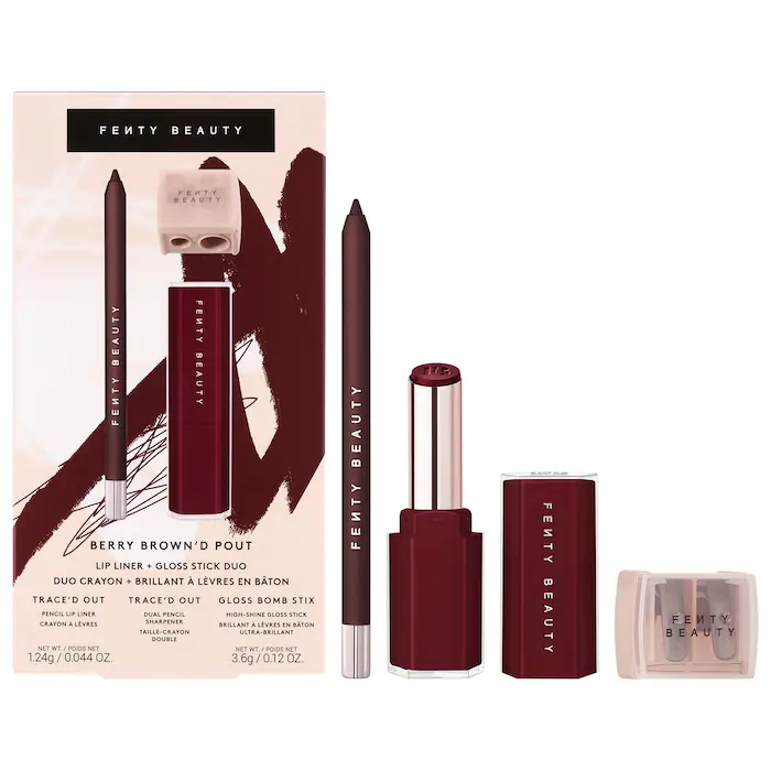 Sephora - Fenty Beauty by Rihanna  Berry Brown'd Pout Lip Liner + Gloss Stick Duo