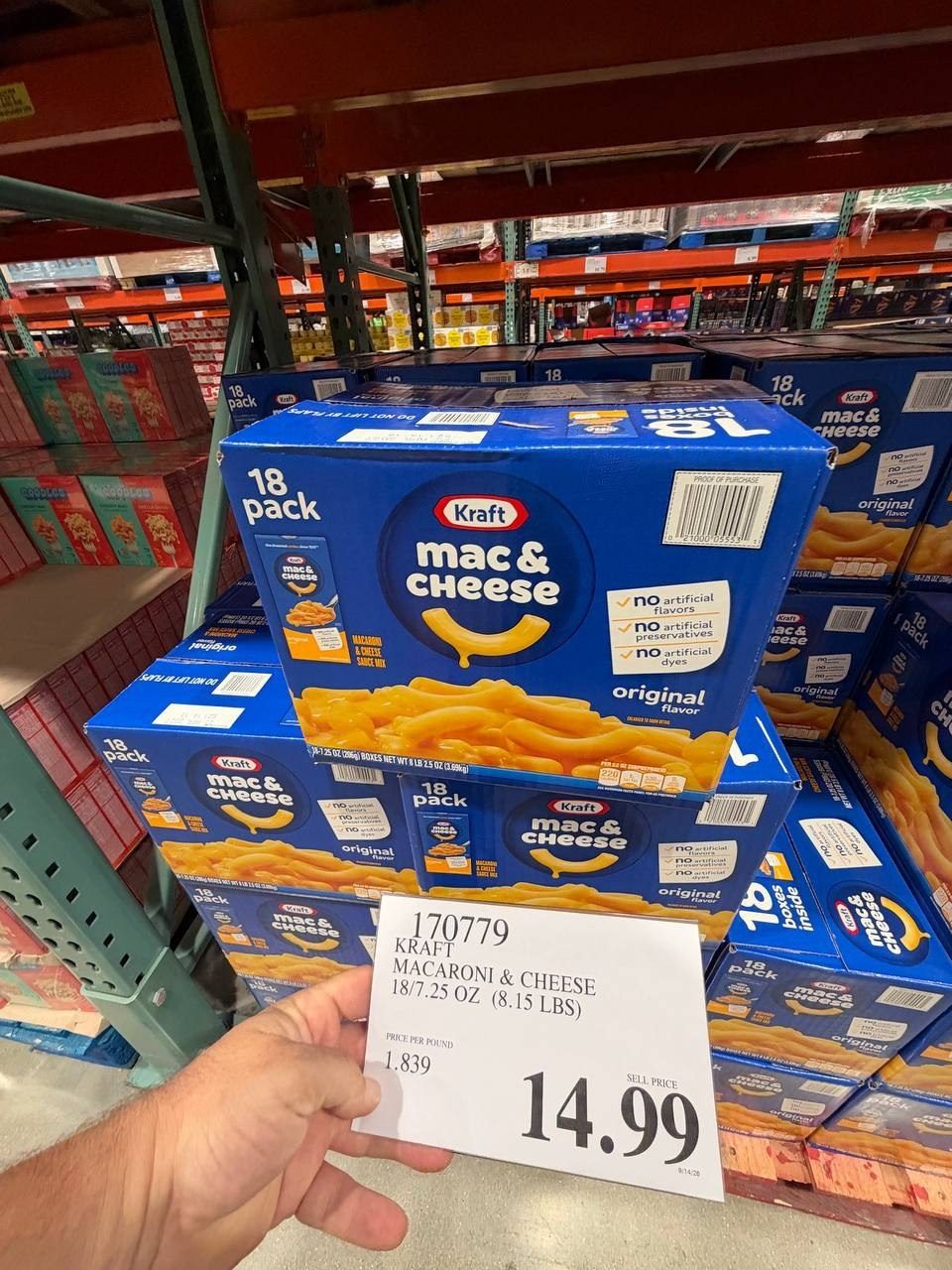 Costco - Kraft Macaroni & Cheese