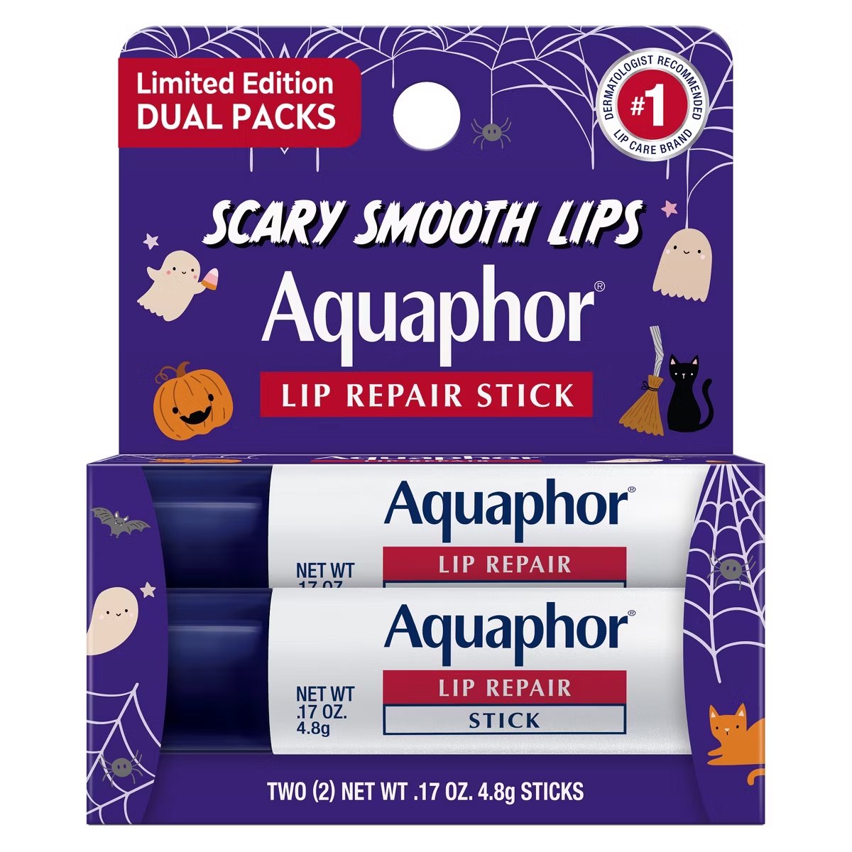 Target - Aquaphor Halloween Lip Repair Balms - 0.17oz/2pk