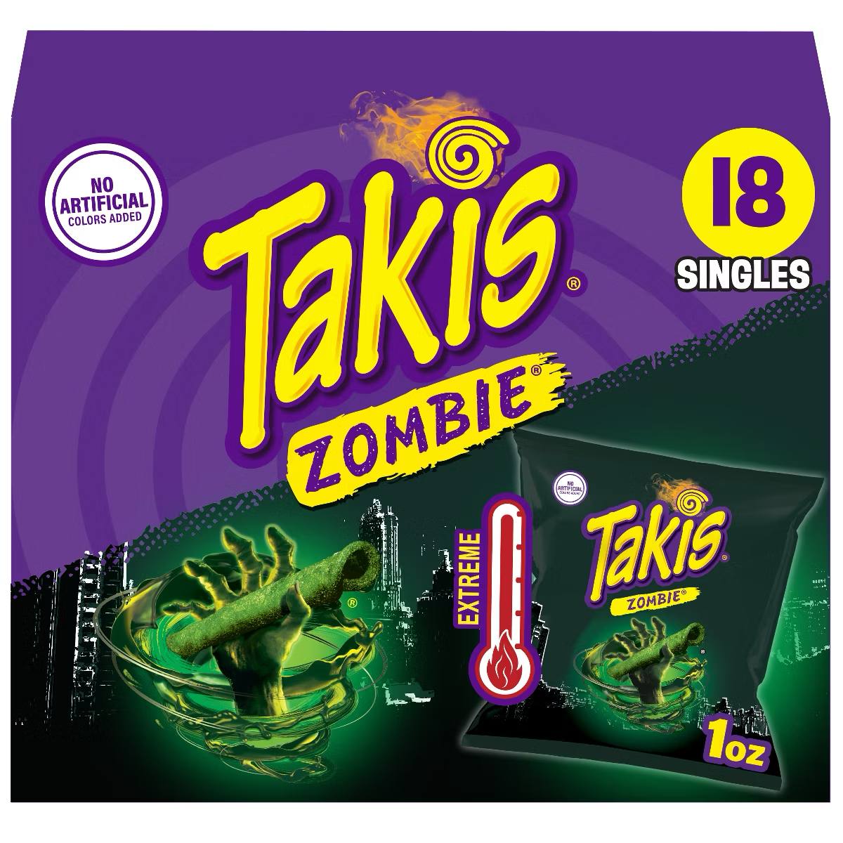 Target - Takis Zombie Halloween Chips Multipack - 33.5oz/18ct