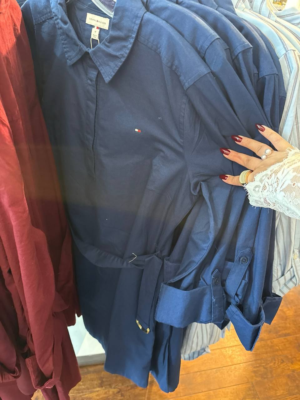 Tommy Fem - Vestido Manga Longa