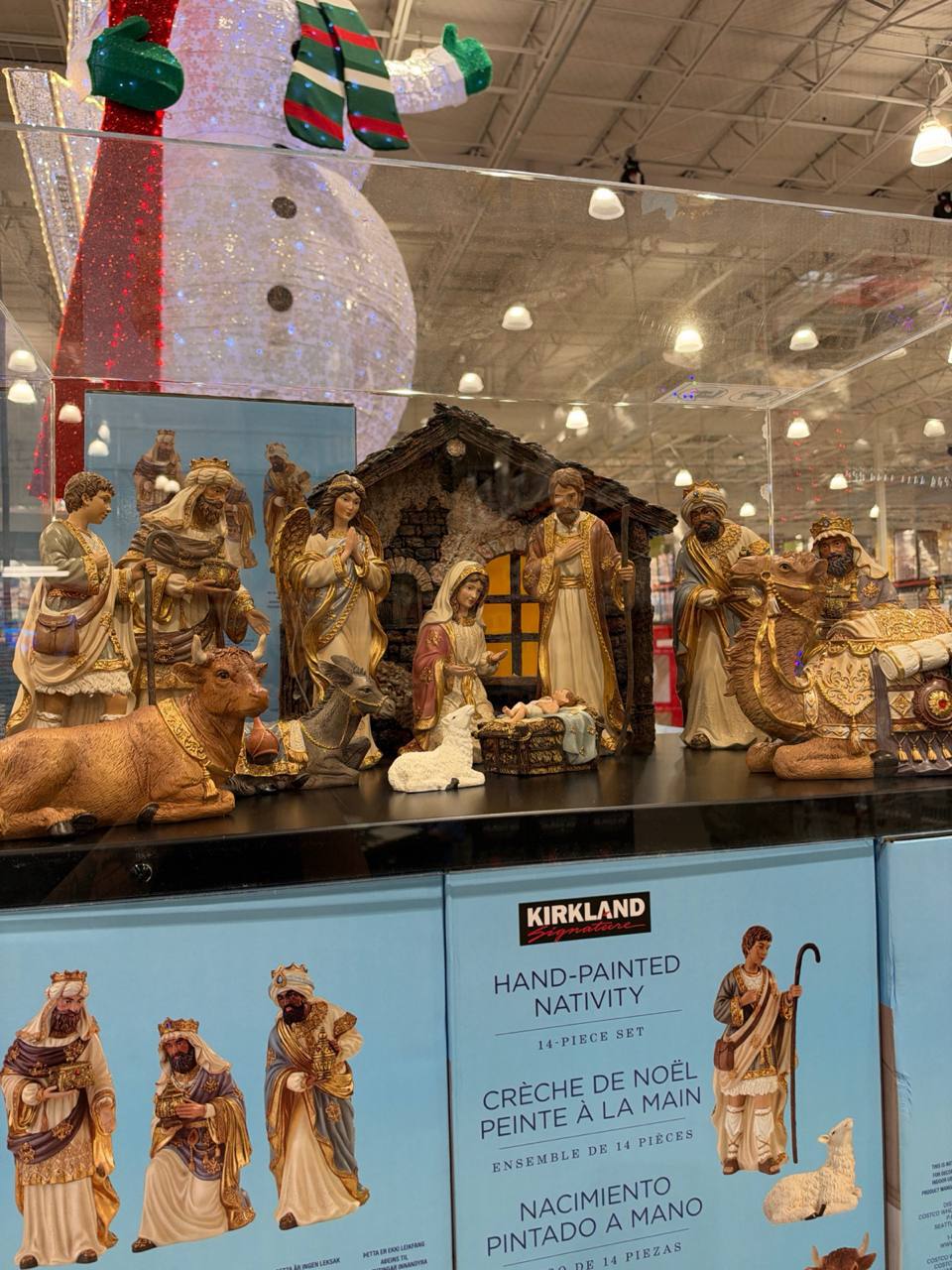 Costco- Hand-Painted Nativity