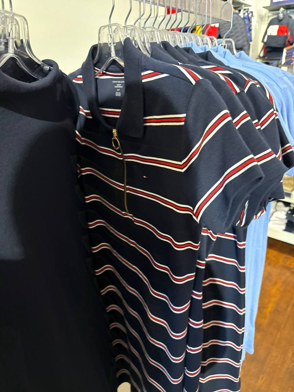 Tommy Fem - Vestido Polo Manga Curta