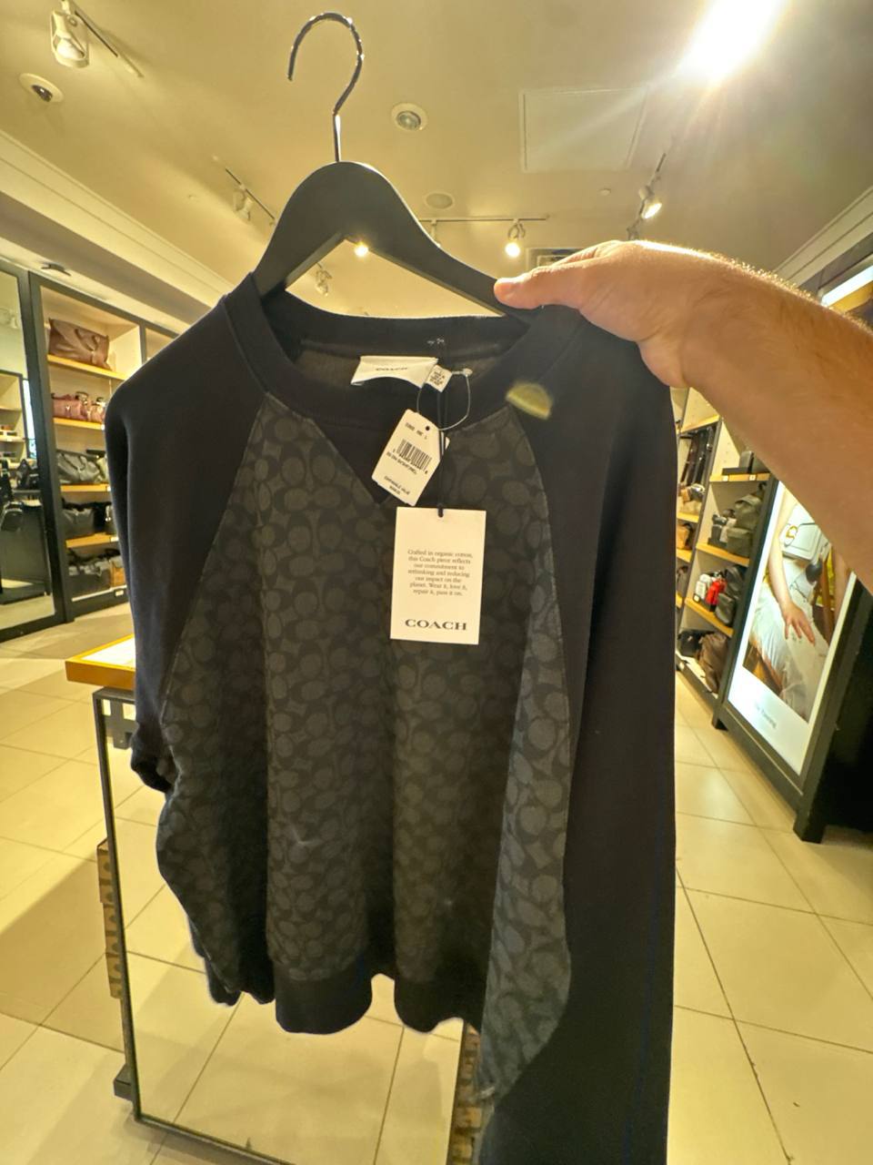Coach - Blusa Manga Longa