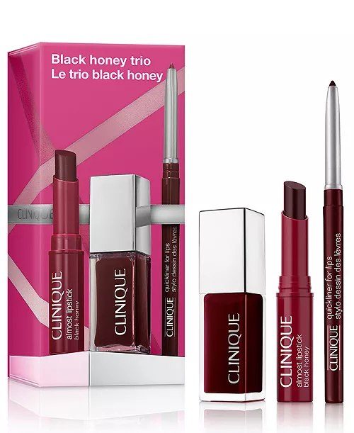 Macy's - Clinique 3-Piece Black Honey Trio Gift Set