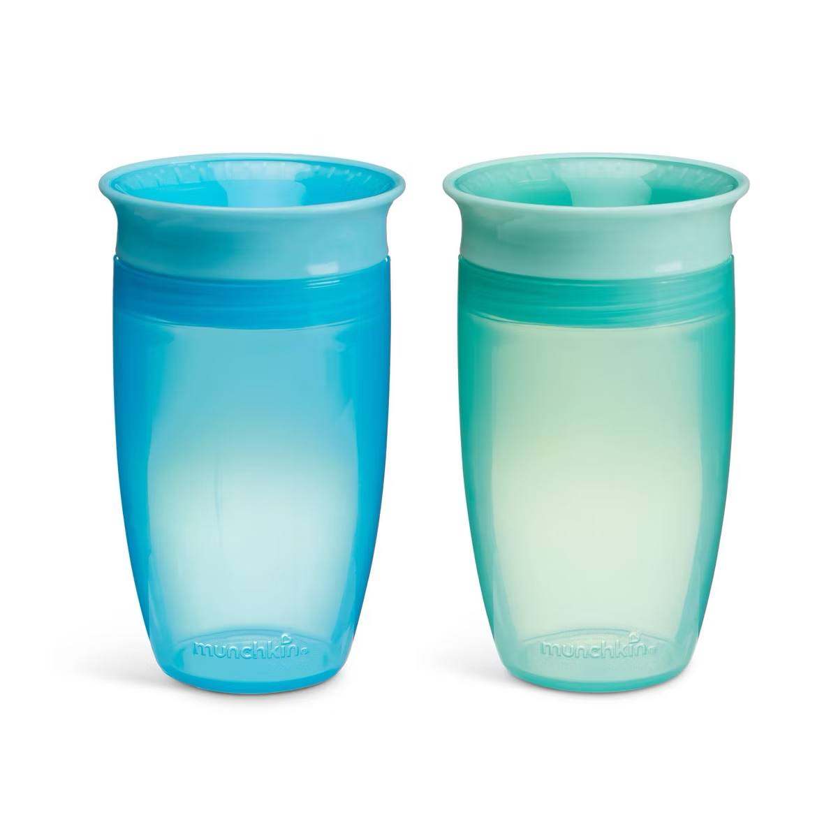 Target- Munchkin Miracle 360 Sippy Cup 10oz/2pk - Blue/Mint: BPA-Free, Spillproof