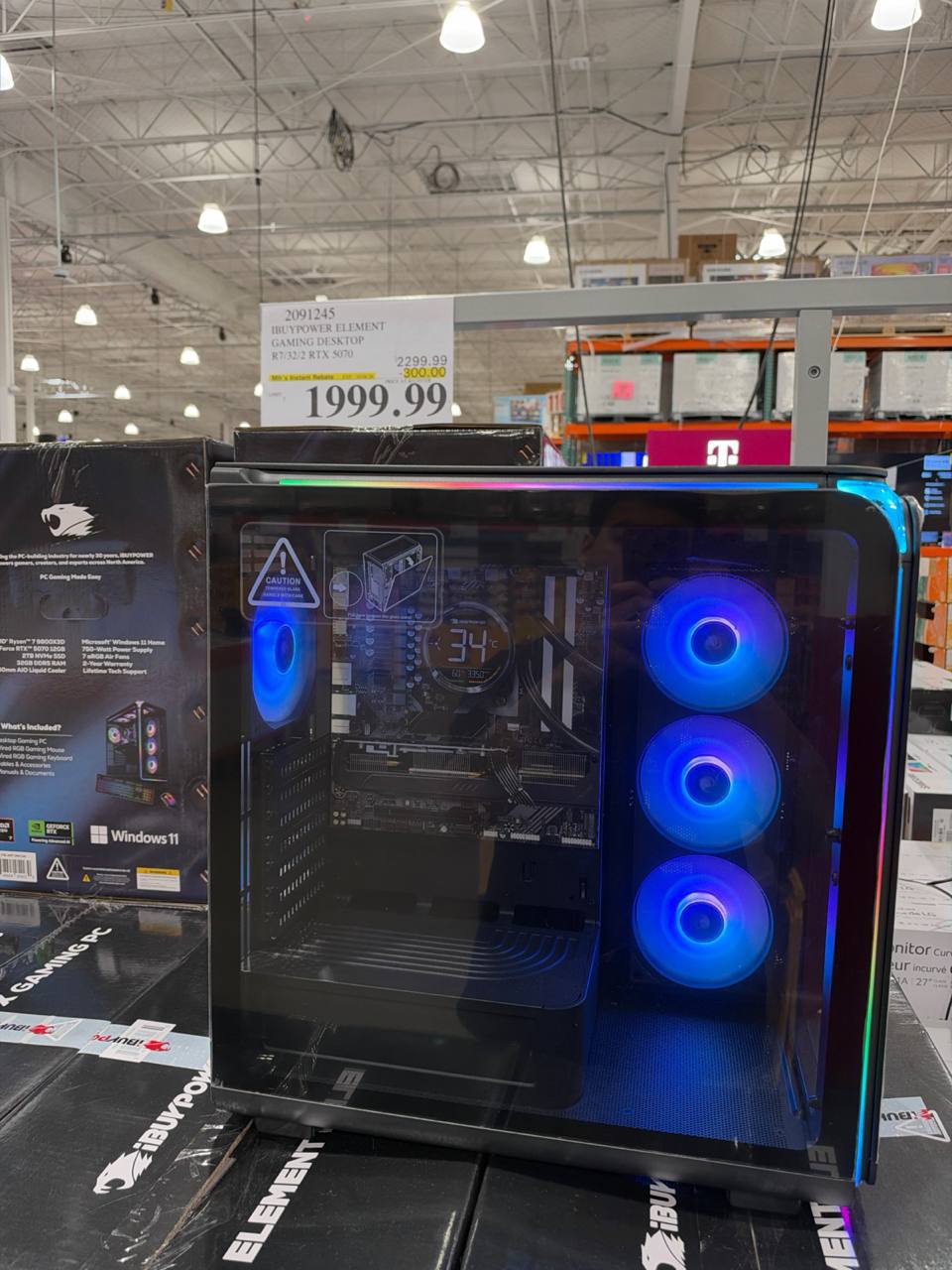 Costco - Hbuypower Element Gaming Desktop