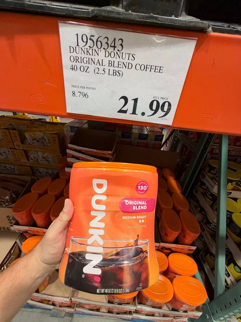 Costco - Dunkin Original Blend Coffee