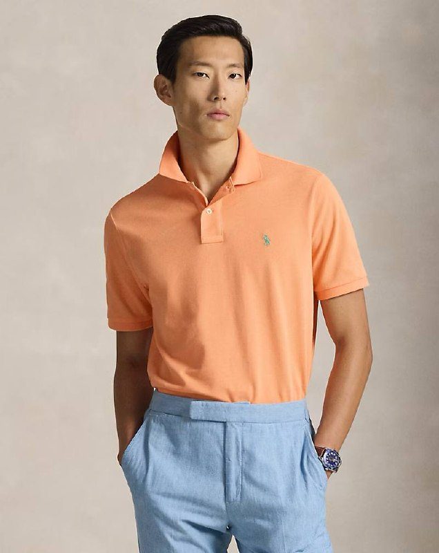 PRL Masc- The Iconic Mesh Polo Shirt - All Fits
