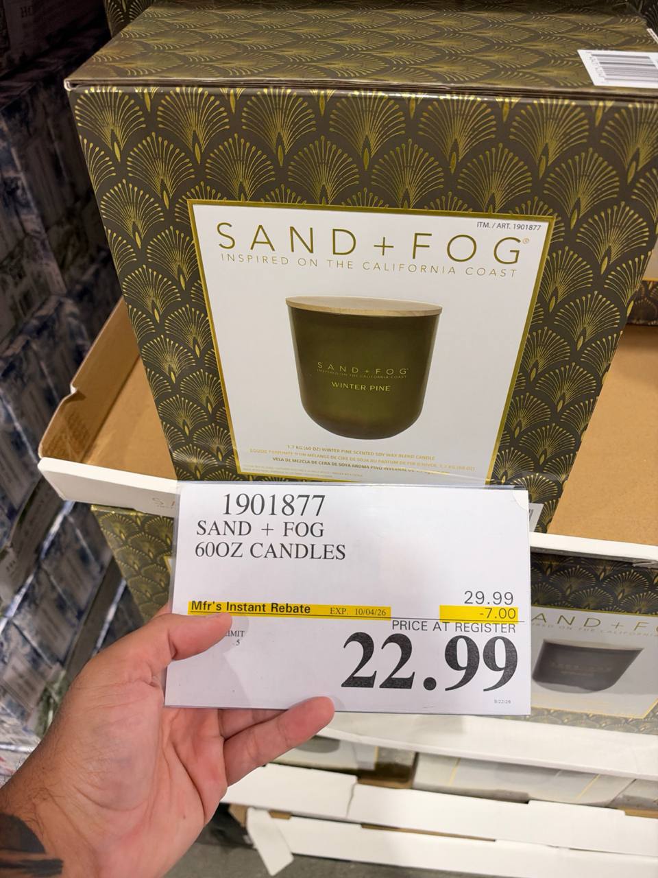 Costco- Sand + Fog Candle