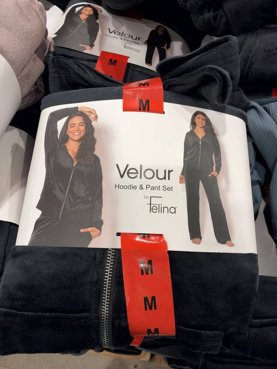 Costco Fem - Velour Hoodie & Pant Set