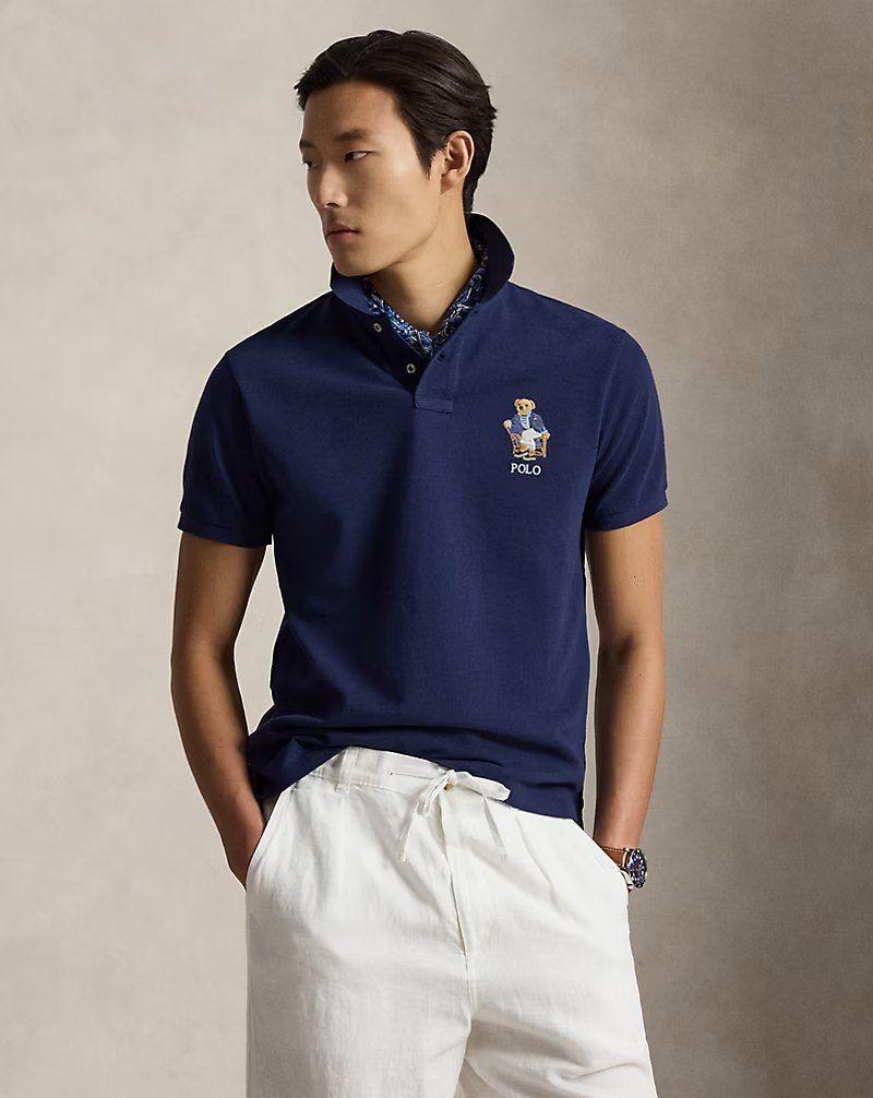 PRL Masc - Custom Slim Fit Polo Bear Polo Shirt