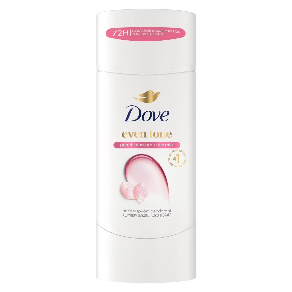 Target - Dove Beauty Even Tone 48-Hour Women's Antiperspirant & Deodorant Stick - Peach Blossom & Rice Milk - 2.6oz