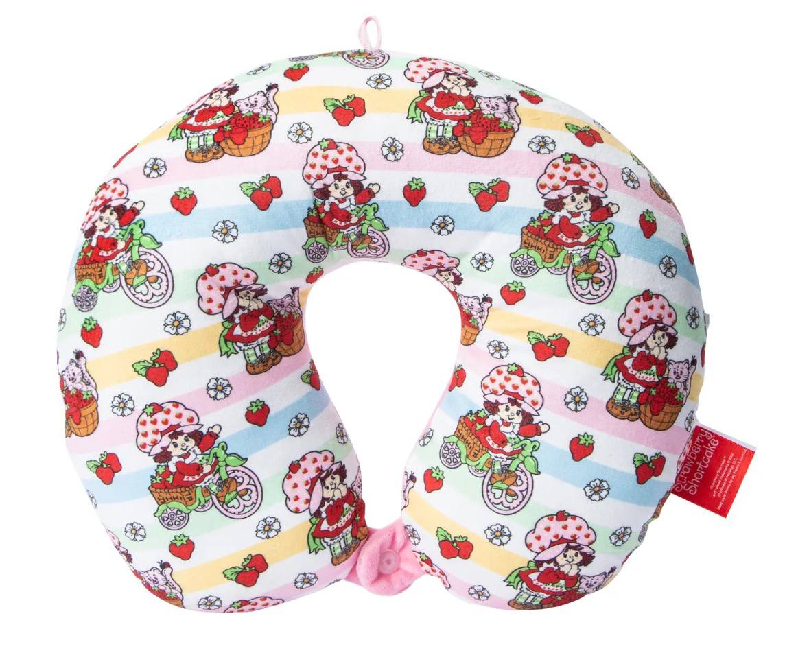Five Below - Strawberry Shortcake™ Striped Travel Pillow