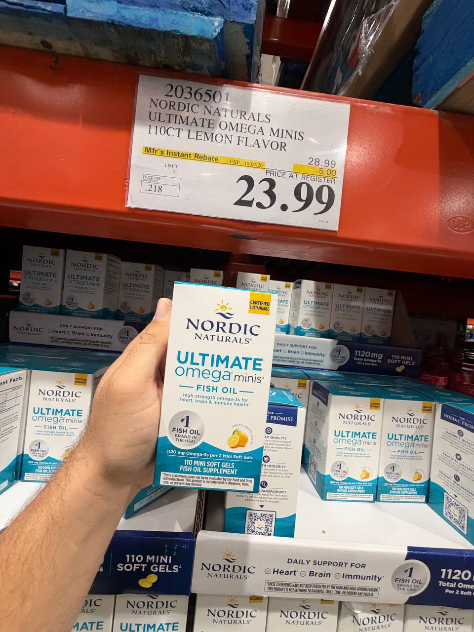 Costco - Nórdico Ultimate Omega Fish Oil