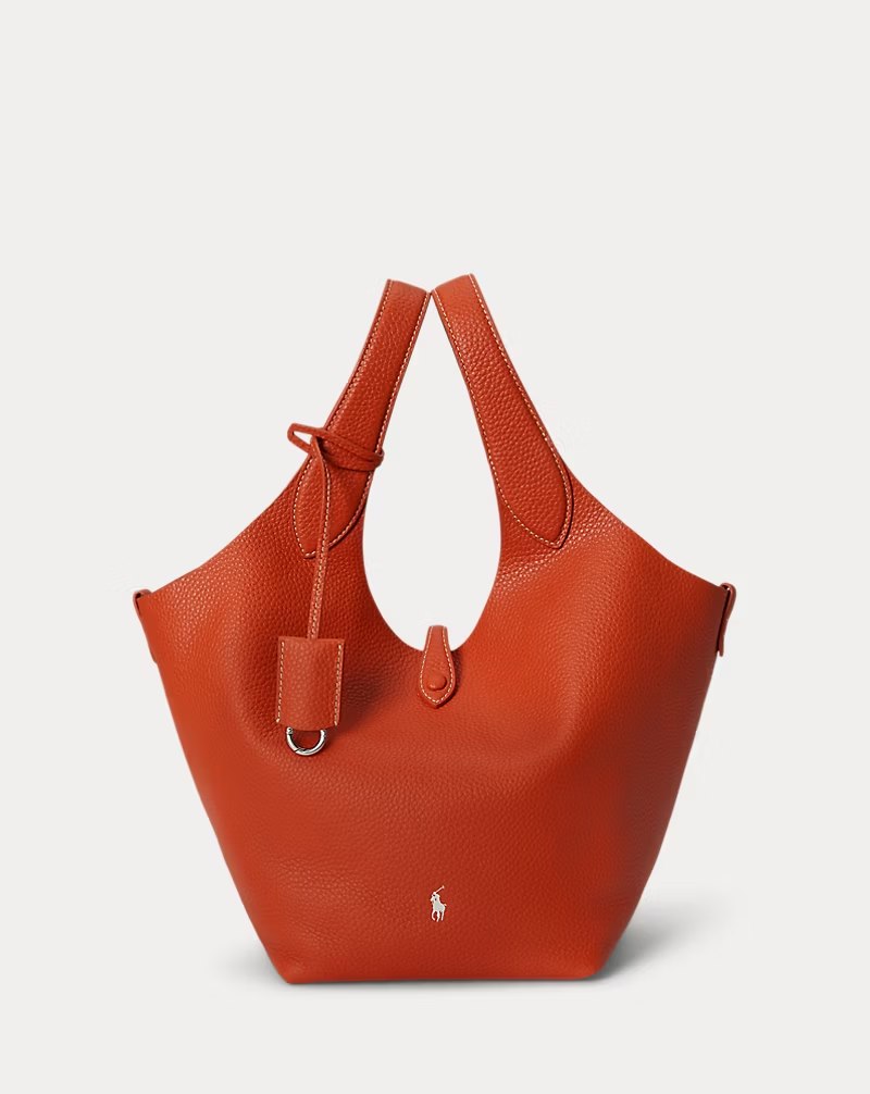 PRL Fem - Polo Play Leather Tote