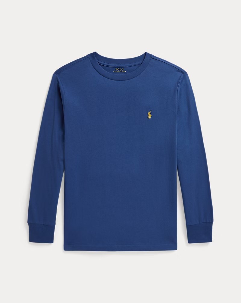 PRL Boy - Cotton Jersey Long-Sleeve Tee