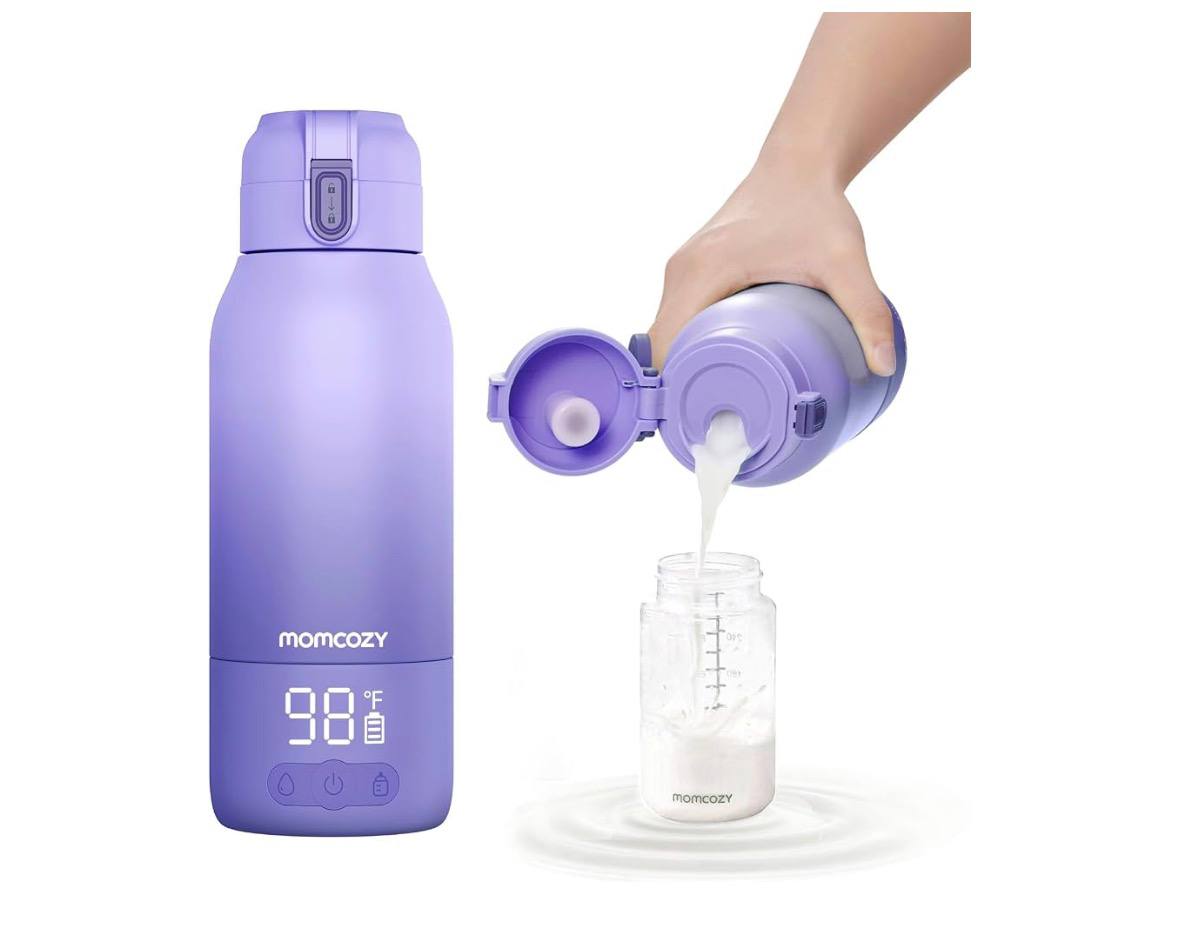 Amazon- Momcozy Portable Bottle Warmer for Breast Milk, Baby Travel Essentials