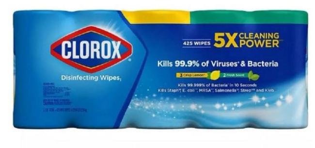 85-Ct Clorox Disinfecting Wipes. 5 Pk