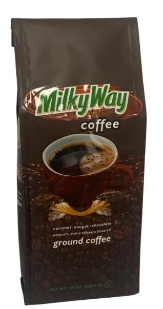 Milky Way Caramel Nougat & Chooclate Flavored Ground Coffee - 10 Ounce