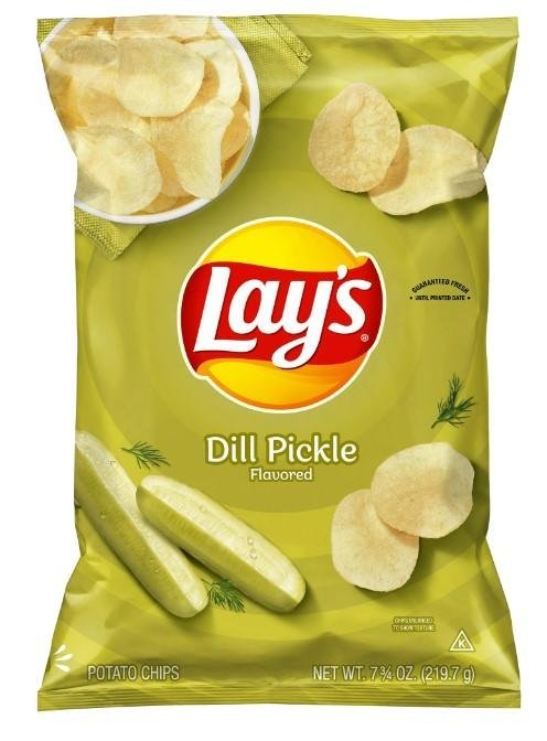 Lay's Dill Pickle Potato Chips 7.75 oz. Bag