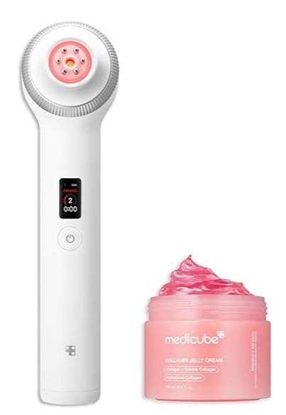 medicube High-Tech Radiance & Firming Duo: Medicube Age-R Ultra Tune 40.68 and Collagen Jelly Cream 110ml