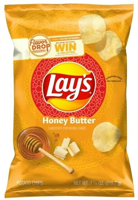 Lays Honey Butter 7.75oz