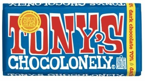 Tony’s Chocolonely 70% Dark Chocolate Bar, 6.35 oz