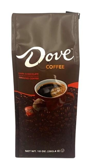 Dove Dark Chocolate Candy Flavored Ground Coffee - 10 Ounce