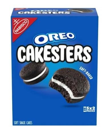 OREO Cakesters Soft Snack Cakes, 5 - 2.02 oz Snack Packs