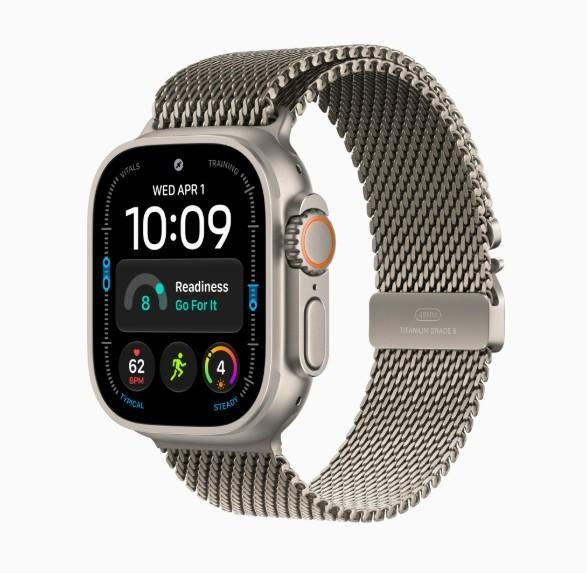 Apple Watch Ultra 4 Titanium Milanese Loop