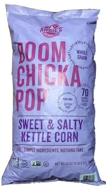 ANGIES BOOM CHICKA POP Sweet And Salty Kettle Corn 25oz Each Gluten Free