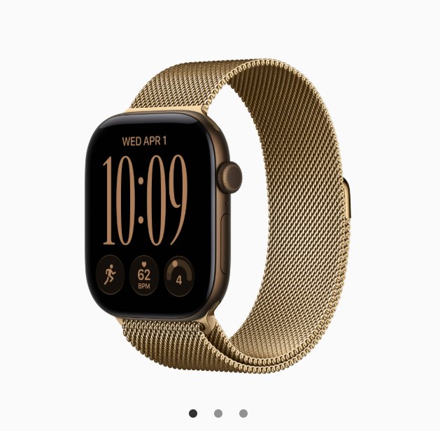 Apple Watch Serie 12 Aluminum GPS 46mm Milabese Loop