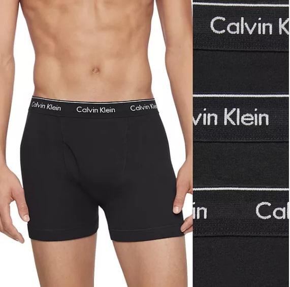 MEN'S CALVIN KLEIN 3-PACK COTTON CLASSICS BOXER BRIEFS TAM XL
