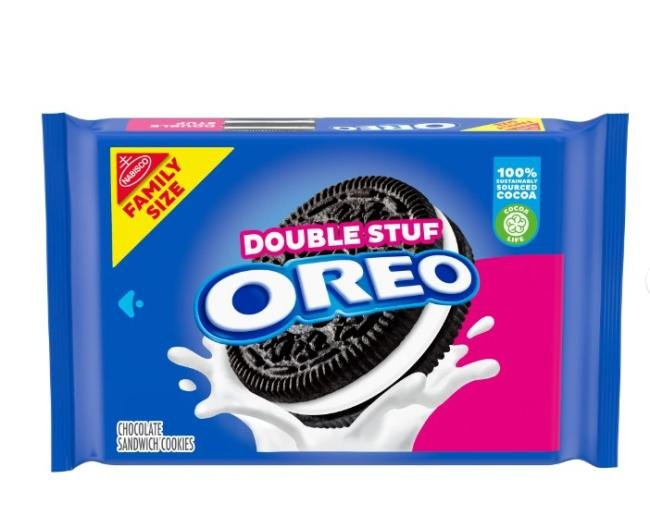 OREO ORIGINAL DOUBLE STUF COOKIES FAMILY SIZE 18.71 OZ