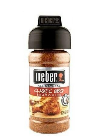 Weber Classic BBQ Dry Rub 3.25 Oz. Container