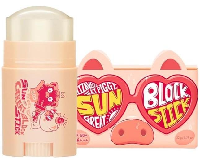 Elizavecca Milky Piggy Great Block Stick Spf 50+ PA+++ | Protection for Face | How to Use Stick for Face | Protection for Face |