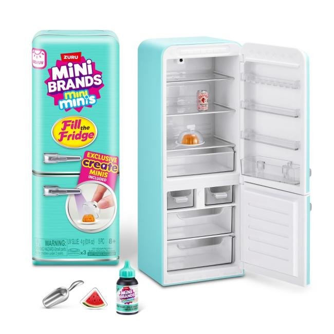 Mini Brands Fill the Fridge Playset