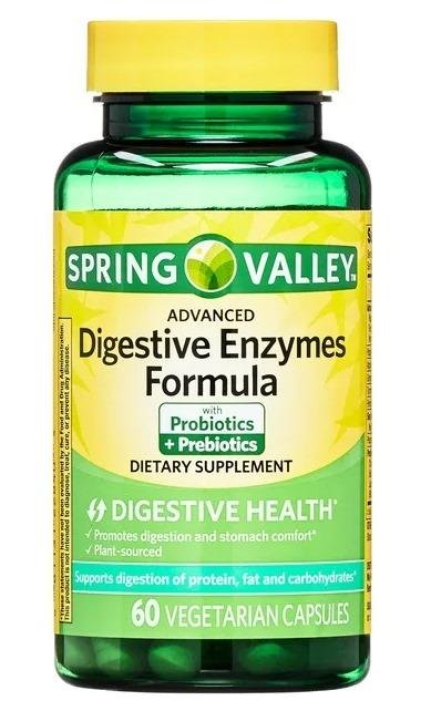 Spring Valley Advanced Digestive Enzymes, 60 Count