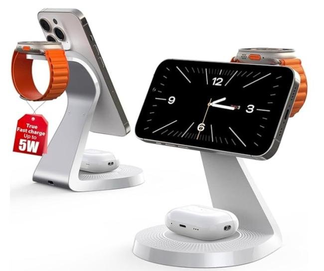 Apple Charging  Station, 3 in 1 - White